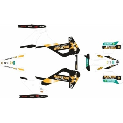 Kit Autocolantes Completo Rockstar Husqvarna TC/FC 25-.. Rockstar
