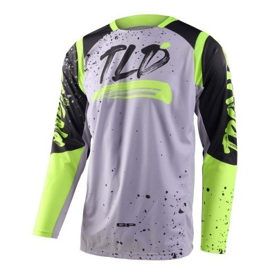 Camisola Troy Lee Designs GP PRO Partical Cinza Amarelo
