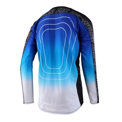 Camisola Troy Lee Designs SE PRO air richter Preto Azul