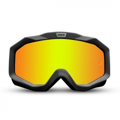 Óculos de proteção IMS com lentes espelhadas amarelo e laranja