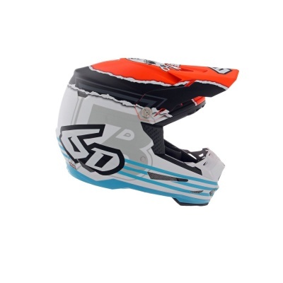 CAPACETE 6D ATR-2 Danger Boy Laranja Azul