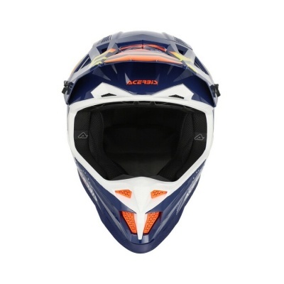 Capacete Acerbis T711  Azul Laranja