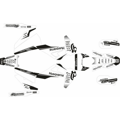 Kit Autocolantes Completo Mythical Husqvarna FE/TE 20- branco