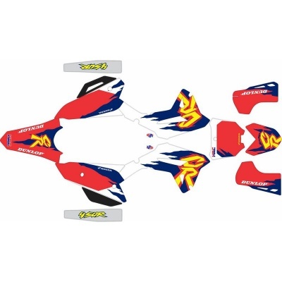 Autocolantes Completo Honda CRF 450 R 21-22 Retro 95