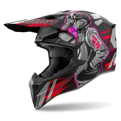 Capacete AIROH WRAAP Cyber Vermelho