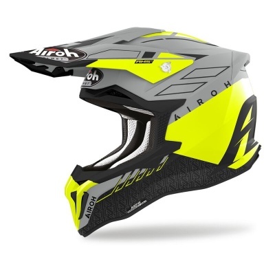 Capacete Airoh Strycker Skin Amarelo