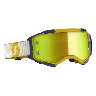 Oculos Scott Fury Cromado Amarelo/Azul