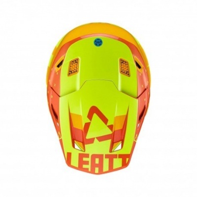 Capacete Leatt 7.5 2023 Citrus Com Oculos