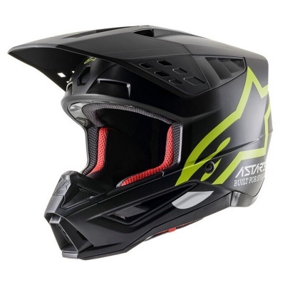 Capacete Alpinestars S-M5 Compass Preto/Amarelo