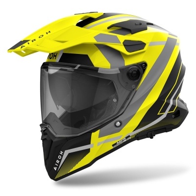 Capacete AIROH COMMANDER 2 MAVICK Amarelo mate