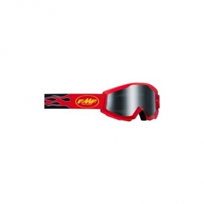 Oculos 100% FMF Flame 2021 Vermelho - LENTE Fumada