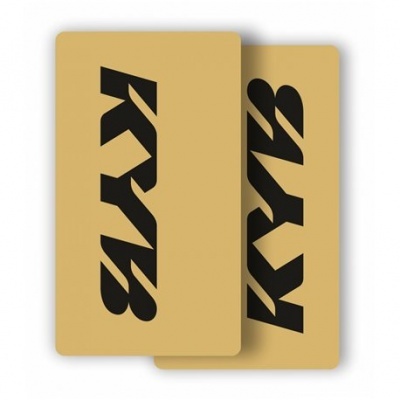 Autocolantes Suspensão KYB Preto