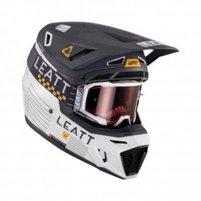 Capacete Leatt 8.5 2023 MEtalic Com Oculos