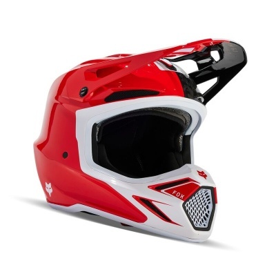 Capacete Fox V3 RS Optical vermelho