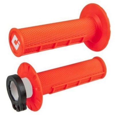 Punhos ODI MX Lock On V2 Half Waffle 2/4 T Laranja