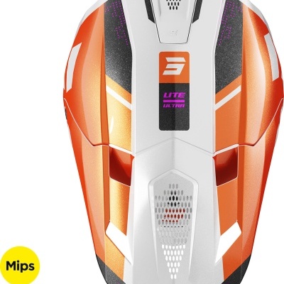 Capacete Shot Lite Ultra  Laranja Pérola