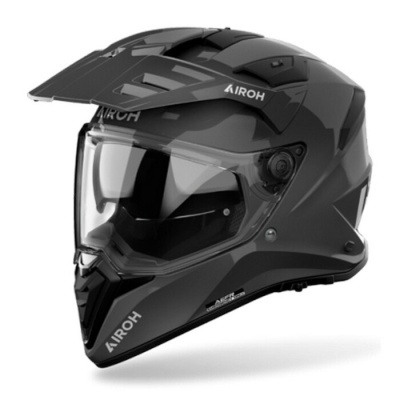 Capacete Airoh Bandit Preto Cinzento Escuro
