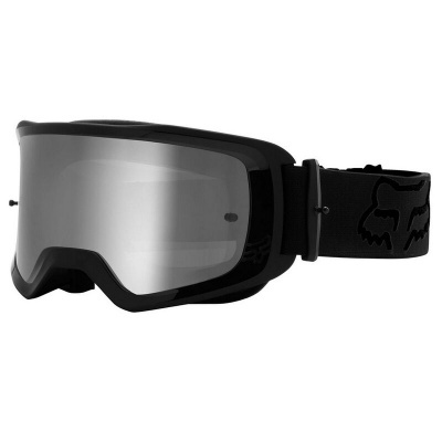 Óculos de proteção desportiva com lente espelhada prateada e faixa elástica preta com logo