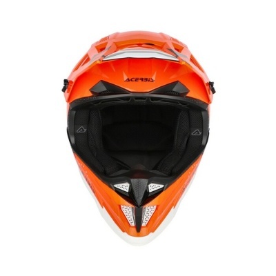 Capacete Acerbis T711  Preto Laranja