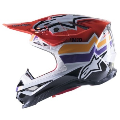 Capacete Alpinestars Supertech S-M10 TLD Edition 23 vermelho