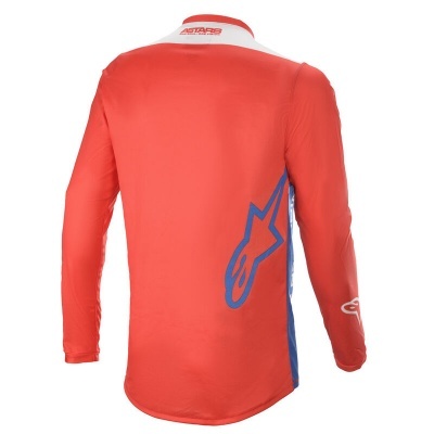 Camisola Alpinestars Racer Supermatic Vermelho/Azul/Branco