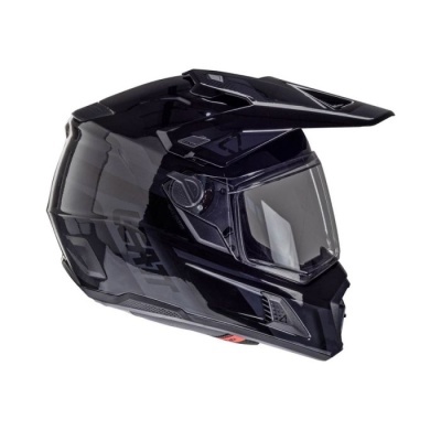 Capacete Leatt Adventure 8.5 Preto com oculos