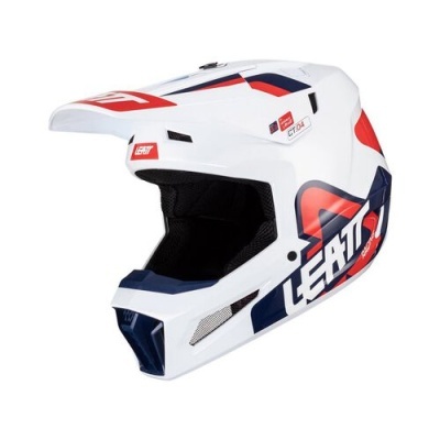 Capacete Leatt 3.5 V24 Com Oculos Azul/Vermelho