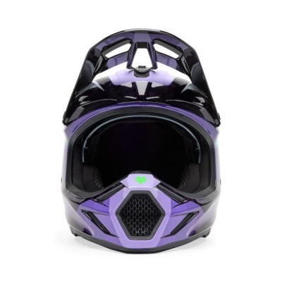 Capacete Fox V3 RS Grid Purpura