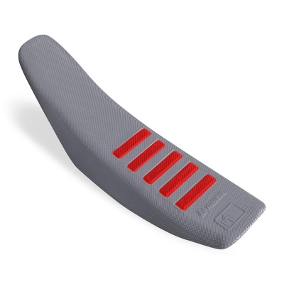 Capa de Assento Vulcanizada - Cinza c/Vermelho