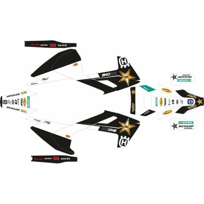 Autocolantes Completo Husqvarna FE/TE 16-18 Rockstar New Edition