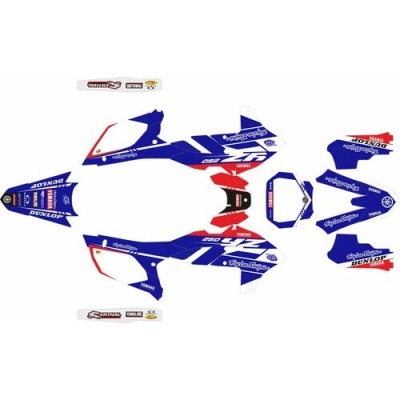 Kit Autocolantes Yamaha YZ 250 F 2024  Troy Lee Edition