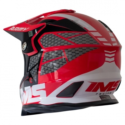 CAPACETE IMS ARMY 22 Vermelho