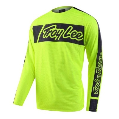 Camisola Troy Lee Designs SE PRO air vox amarelo fluo