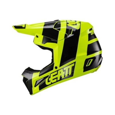Capacete Leatt 3.5 V24 Com Oculos Amarelo