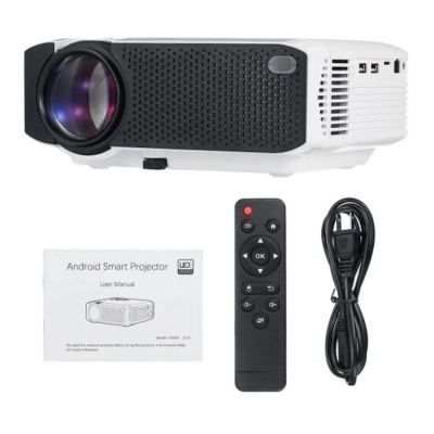 Vídeo Projetor LEDS RGB USB/SD/WIFI Android 7,1 Comando (Usado - 3 meses)