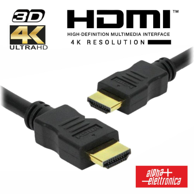 Cabo HDMI Dourado Macho / Macho 1.4 5m LANBERG
