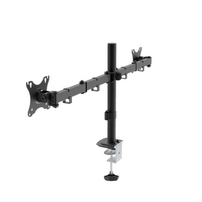 Suporte para 2  monitores articulado 10"-32" - Giratório, Inclinável e Extensível Peso Max 10kg por braço- VESA 100x100mm
