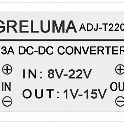 Fonte de alimentação impermeável 8 V-22 V 12 V para 1 V-15 V 6 V 9 V    ajustável  3A