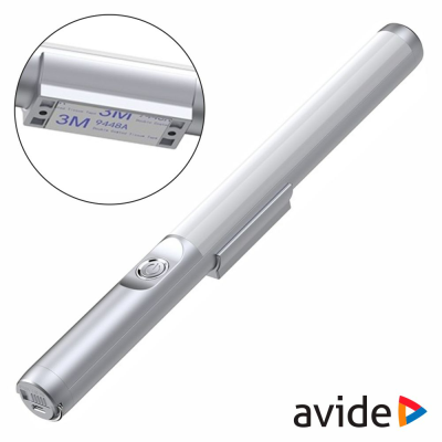 Armadura Led C/ Sensor E Bateria 2.5W 30Cm 3000K 200Lm Avide