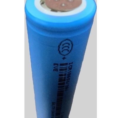 Bateria 18650 litio Recarregável 2550mAh 7,6A 3.7 V com patilhas Bateria De Lítio Li-Ion preço por cada unidade