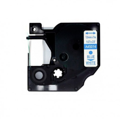 Etiquetas Dymo D1 45014 Generica para Rotuladora Texto azul sobre fundo branco