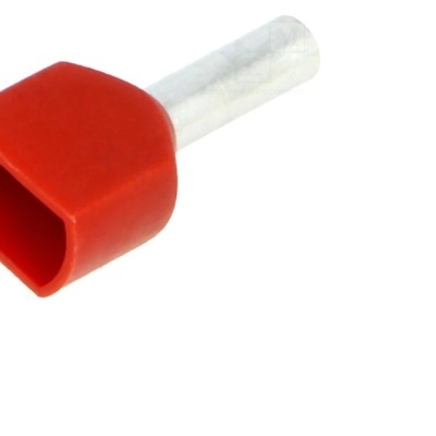 Ponteira Isolado dupla vermelha 16 AWG 1,5mm2