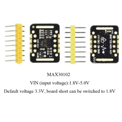 Módulo Sensor de Frequência Cardíaca para Arduino MAX30102, Concentração de Oxigénio no Sangue