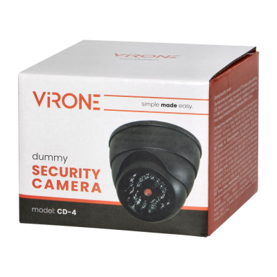 Camara de vigilância Falsa C/ Led Vermelho Virone