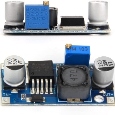 Redutor LM2596 DC para DC  3,2-40 V para 1,25-35 V ajustável fonte de alimentação