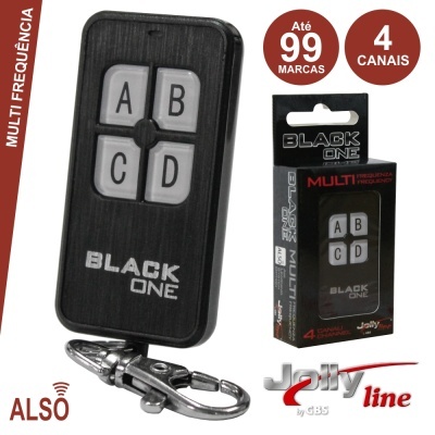 Comando Garagem Universal 4 Canais Multifreq/Rollingcode