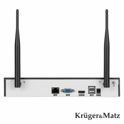 Sistema de videovigilância 4 Câmaras Ip66 Wifi Tuya Kruger Matz
