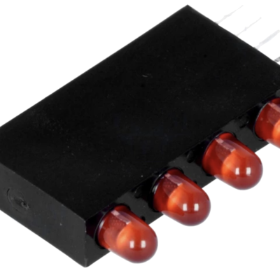 LEDS  Vermelho de 3 mm com suporte LEDS  Vermelho de 3 mm com suporte