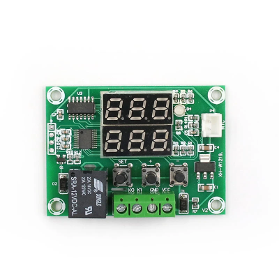 Termostato com mostrador digital w1219 dc12v, sensor ntc incluído de controle de temperatura