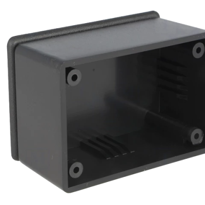 Caixa plástica X: 44mm  Y: 64mm  Z: 32mm  ABS  preta